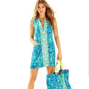 NWT Lilly pulitzer Kelby stretch shift dress, 12